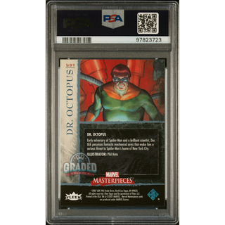 2007 Marvel Masterpieces Spider-Man Card S6 Dr. Octopus Foil PSA 10