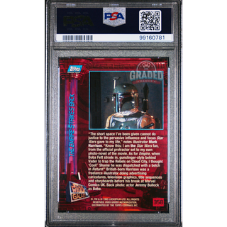 1995 Star Wars Galaxy Series 3 Card 358 Boba Fett 1st Day Production PSA 10