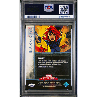 2007 Marvel Masterpieces X-Men Card X3 Jean Grey Foil PSA 10