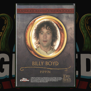 2004 Topps Chrome Lord of the Rings Trilogy LOTR Pippin Auto Billy Boyd
