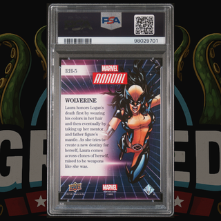 2016 Upper Deck Marvel Annual Rookie Heroes Card RH-5 X-23 Wolverine PSA 9