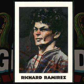 1992 Eclipse True Crime Card 61 Richard Ramirez