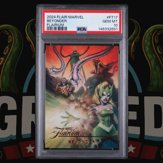 2024 Upper Deck Flair Marvel Flairium Card FT17 Beyonder PSA 10