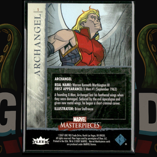 2007 UD Marvel Masterpieces Card 5 Archangel Foil
