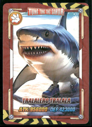 Tung Tung Tung Sahur (Italian Brainrot) Series 2 Card Tralalero Tralala (Blue Shoes)