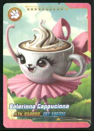 Tung Tung Tung Sahur (Italian Brainrot) Blue Back Card Balerinna Cappucinna
