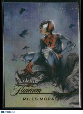 2023 UD Marvel Flair Flairium Card FT11 Miles Morales Spider-Man